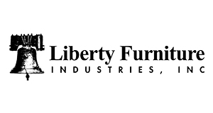 Logo of Liberty Furniture, a brand available.